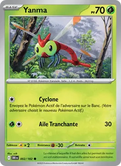 Carte Pokémon Yanma 002