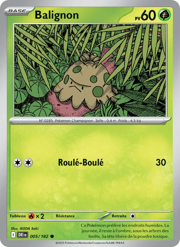 Carte Pokémon Balignon 005/182 de l'extension Rivalités Destinées