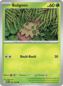 Carte Pokémon Balignon 005