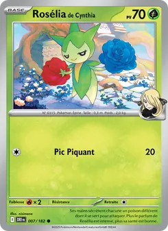 Carte Pokémon Rosélia de Cynthia 007