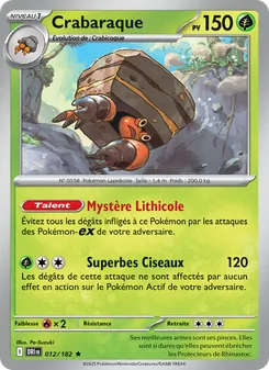 Carte Pokémon Crabaraque 012