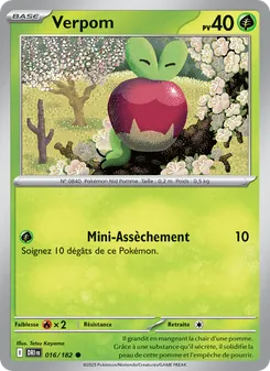 Carte Pokémon Verpom 016