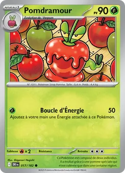 Carte Pokémon Pomdramour 017