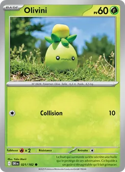 Carte Pokémon Olivini 021
