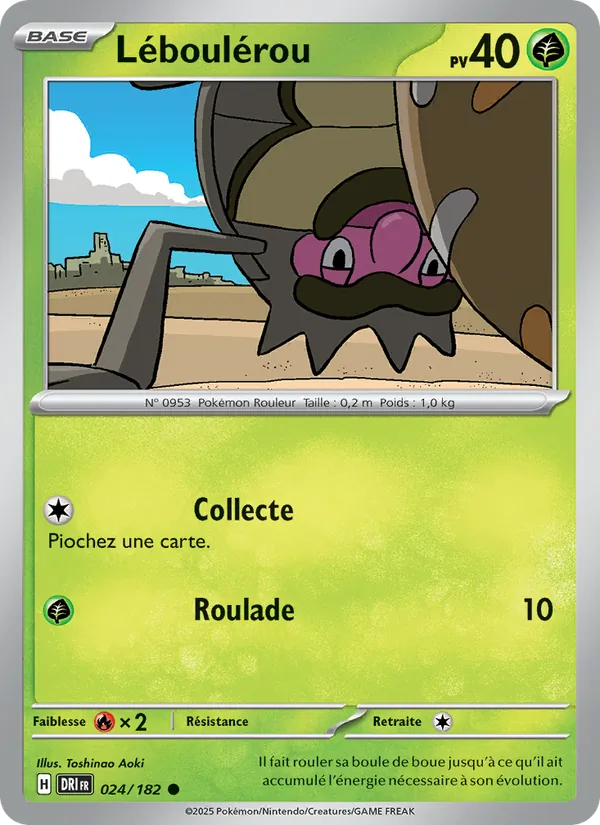 Carte Pokémon Léboulérou 024/182 de l'extension Rivalités Destinées