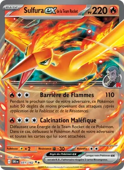 Carte Pokémon Sulfura-ex de la Team Rocket 031 — Rivalités Destinées