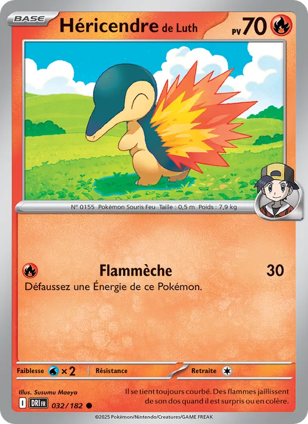 Carte Pokémon Héricendre de Luth 032/182 de l'extension Rivalités Destinées