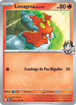 Carte Pokémon Limagma de Luth 035