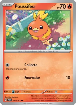 Carte Pokémon Poussifeu 040