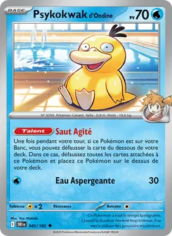 Carte Pokémon Psykokwak d'Ondine 045