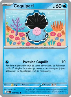 Carte Pokémon Coquiperl 054 — Rivalités Destinées