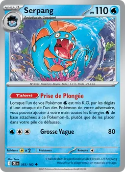 Carte Pokémon Serpang 055