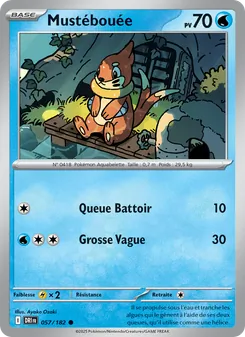 Carte Pokémon Mustébouée 057