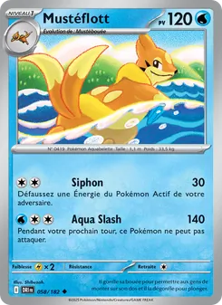 Carte Pokémon Mustéflott 058