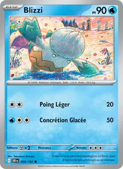 Carte Pokémon Blizzi 059