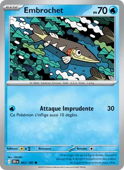 Carte Pokémon Embrochet 062