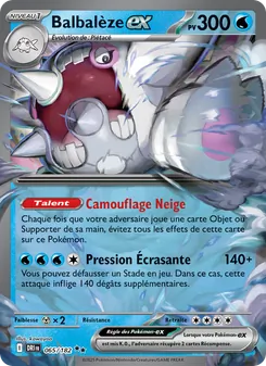 Carte Pokémon Balbalèze-ex 065