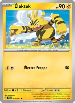 Carte Pokémon Élektek 068