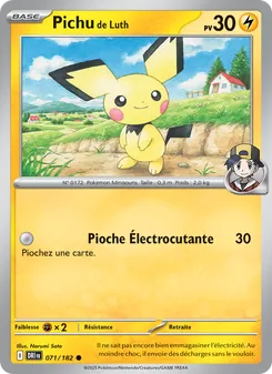 Carte Pokémon Pichu de Luth 071 — Rivalités Destinées