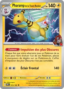 Carte Pokémon Pharamp de la Team Rocket 074