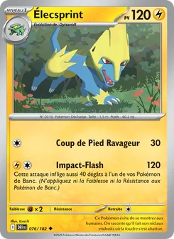 Carte Pokémon Élecsprint 076