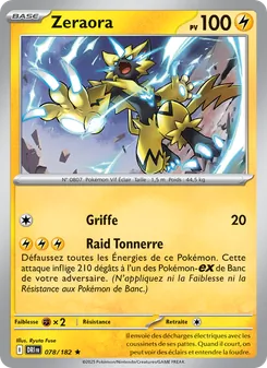 Carte Pokémon Zeraora 078 — Rivalités Destinées