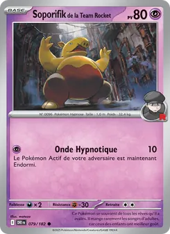 Carte Pokémon Soporifik de la Team Rocket 079