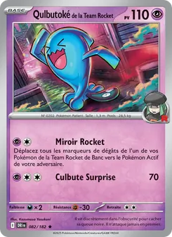 Carte Pokémon Qulbutoké de la Team Rocket 082