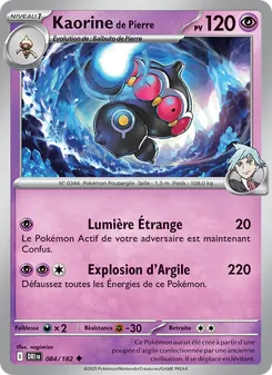 Carte Pokémon Kaorine de Pierre 084