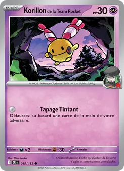 Carte Pokémon Korillon de la Team Rocket 085
