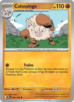 Carte Pokémon Colossinge 091