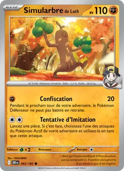 Carte Pokémon Simularbre de Luth 093