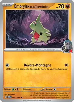 Carte Pokémon Embrylex de la Team Rocket 094
