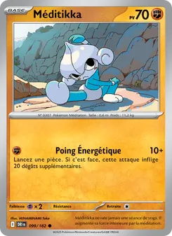 Carte Pokémon Méditikka 099