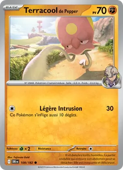 Carte Pokémon Terracool de Pepper 109
