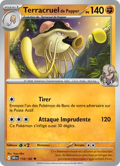 Carte Pokémon Terracruel de Pepper 110