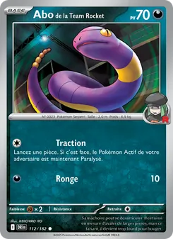 Carte Pokémon Abo de la Team Rocket 112