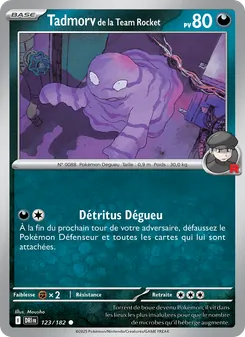 Carte Pokémon Tadmorv de la Team Rocket 123 — Rivalités Destinées