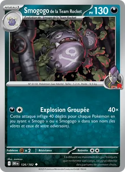 Carte Pokémon Smogogo de la Team Rocket 126 — Rivalités Destinées