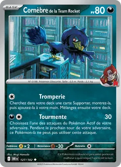 Carte Pokémon Cornèbre de la Team Rocket 127 — Rivalités Destinées