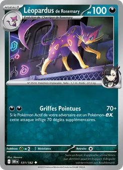 Carte Pokémon Léopardus de Rosemary 131 — Rivalités Destinées