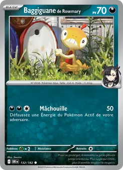 Carte Pokémon Baggiguane de Rosemary 132 — Rivalités Destinées