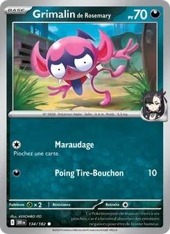 Carte Pokémon Grimalin de Rosemary 134 — Rivalités Destinées