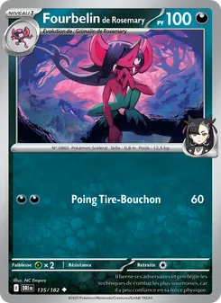 Carte Pokémon Fourbelin de Rosemary 135 — Rivalités Destinées
