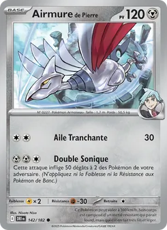 Carte Pokémon Airmure de Pierre 142