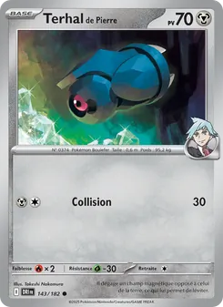 Carte Pokémon Terhal de Pierre 143