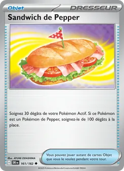 Carte Pokémon Sandwich de Pepper 161 — Rivalités Destinées