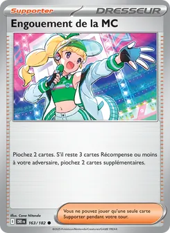 Carte Pokémon Engouement de la MC 163 — Rivalités Destinées