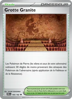Carte Pokémon Grotte Granite 166