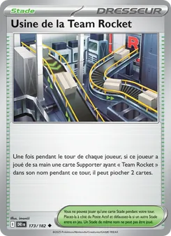 Carte Pokémon Usine de la Team Rocket 173